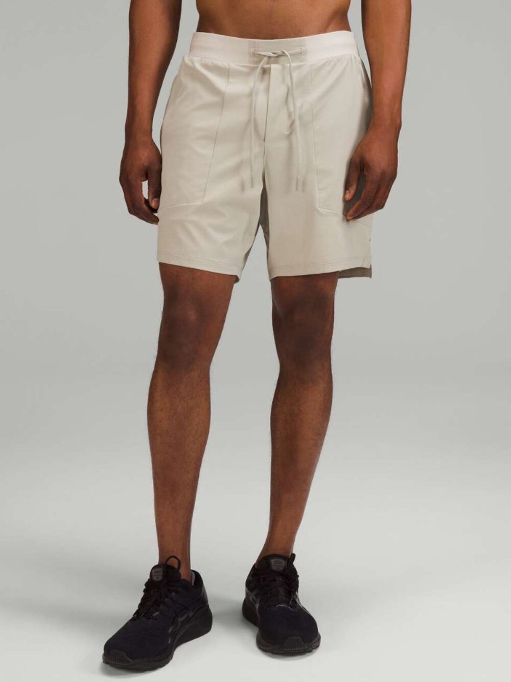Lululemon Beige Abrasion Resistant Lined License To Train Shorts 7"